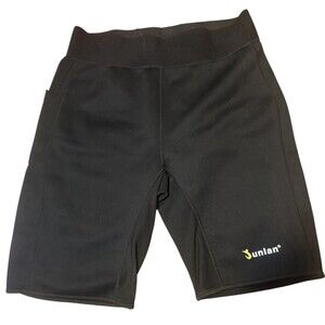 Men's  Workout Sauna Sweat Thermo Shorts Body Shaper Neoprene Athletic Pants Gym